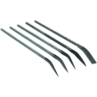 5 Piece Large Curved Needle Nose File Set